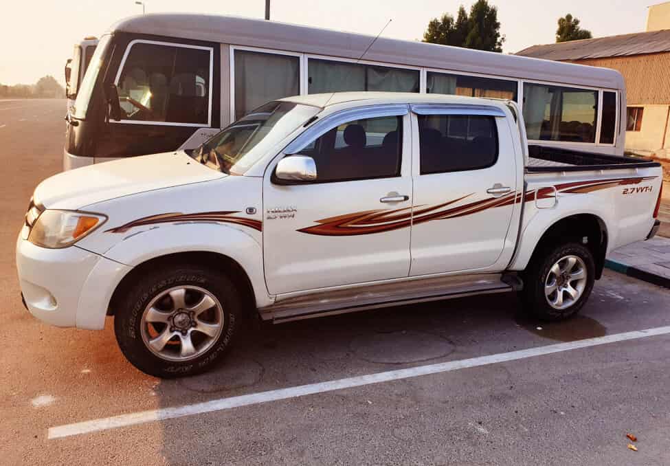 double cabin pickup for rent