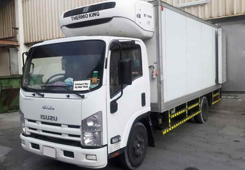 refrigerator truck for rent